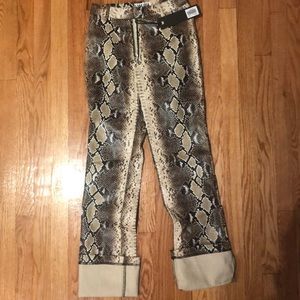 I. Am. Gia. Snakeskin pants with tags!